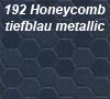 192 Honeycomb tiefblau metallic